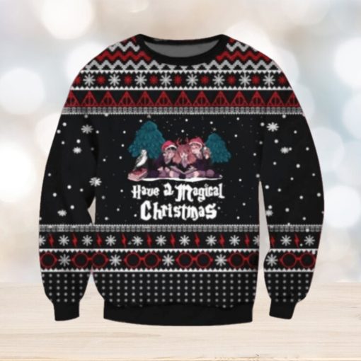 Harry Potter Magical Christmas Hogwarts Sweater