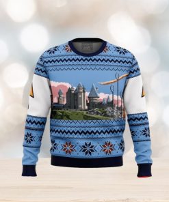 Harry Potter Retro Hogwarts Ugly Christmas Sweaters