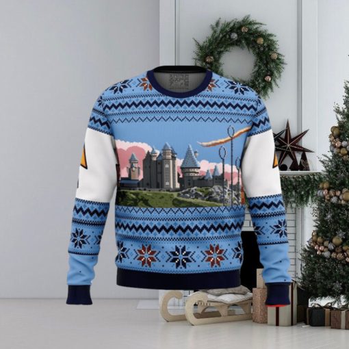 Harry Potter Retro Hogwarts Ugly Christmas Sweaters