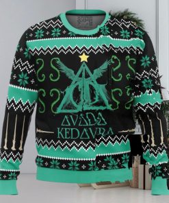 Harry Potter Spell Avada Kedavra Ugly Christmas Sweaters