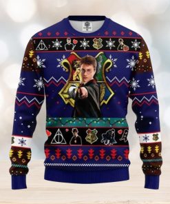 Harry Potter Wand Spells Knitting Ugly Christmas Sweaters