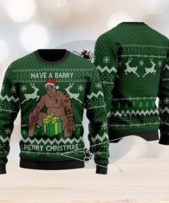 Have A Barry Wood Christmas Knit Sweater