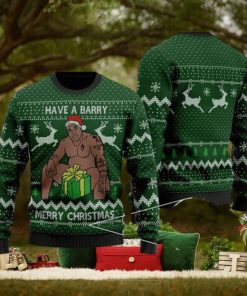 Have A Barry Wood Christmas Knit Sweater