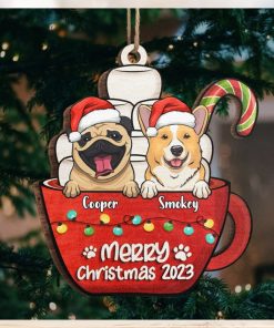 Have A Sweet Pawlidays   Dog & Cat Personalized Custom Ornament   Wood Unique Shaped   Christmas Gift For Pet Owners, Pet Lovers