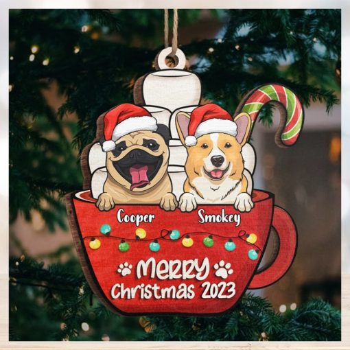 Have A Sweet Pawlidays   Dog & Cat Personalized Custom Ornament   Wood Unique Shaped   Christmas Gift For Pet Owners, Pet Lovers