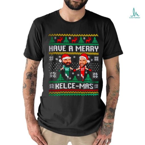 Have a merry Travis Kelce Ugly Christmas shirt