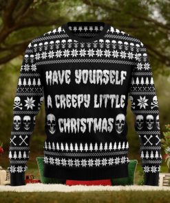 Have yourself a creepy little Ugly Christmas Sweater 2023 Trending Motorcross Warmth For Fans Gift