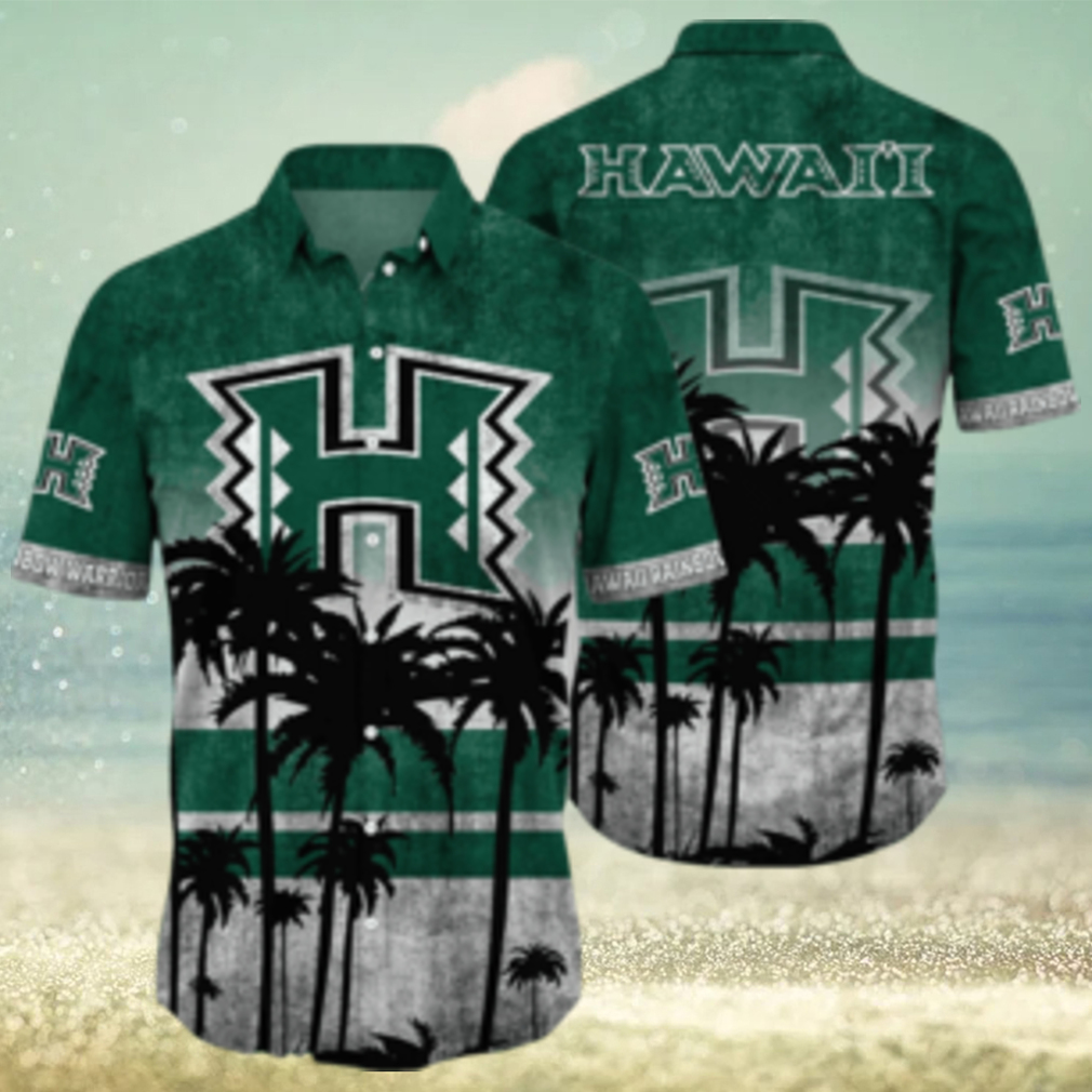 Hawaii Rainbow Warriors Logo Coconut Tropical Hawaiian Shirt Beach Gift For Fans Hawaii Rainbow Warriors Logo Coconut Tropical Hawaiian Shirt Beach Gift For Fans