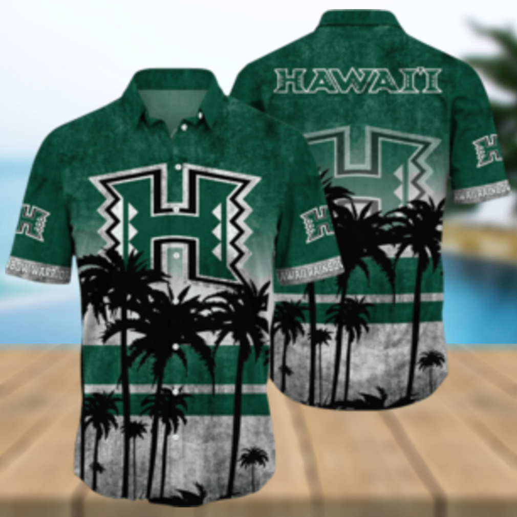 Hawaii Rainbow Warriors Logo Coconut Tropical Hawaiian Shirt Beach Gift For Fans Hawaii Rainbow Warriors Logo Coconut Tropical Hawaiian Shirt Beach Gift For Fans