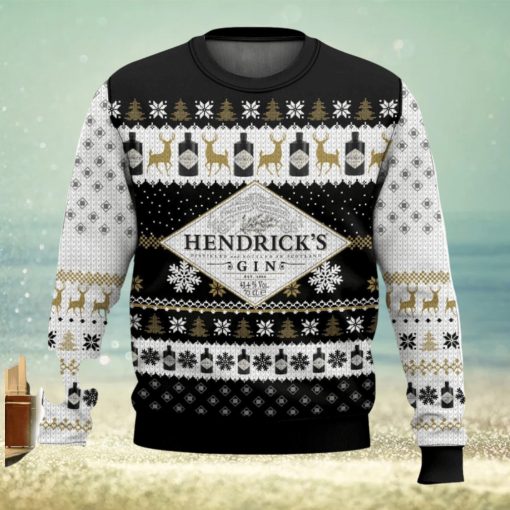 Hendrick’s Gin 3D Sweater Christmas Gift Ugly Christmas Sweater