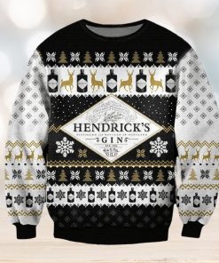 Hendricks Gin Scotland Whiskey Ugly Sweater Christmas All Over Print Sweater