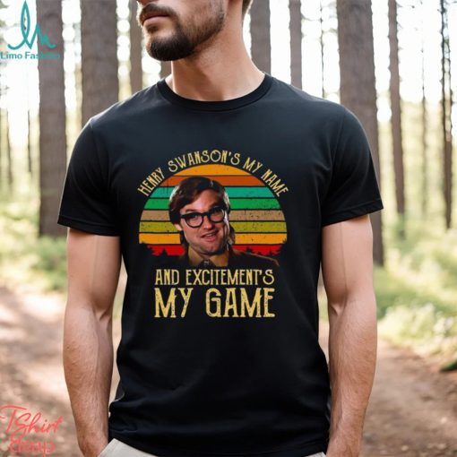 Henry Swanson’s My Name And Excitement Game Vintage T Shirt