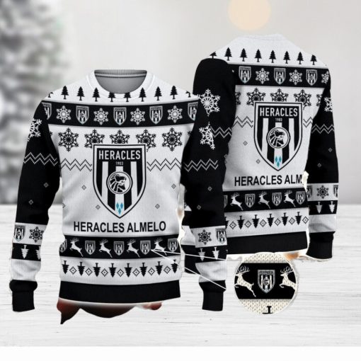 Heracles Almelo 3D Sweater Gift For Men And Women Snowflake Pattern Ugly Christmas Sweater