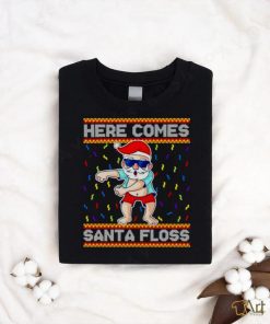 Here comes Santa Floss Christmas shirt, hoodie, sweater, long sleeve and tank top Here comes Santa Floss Christmas shirt