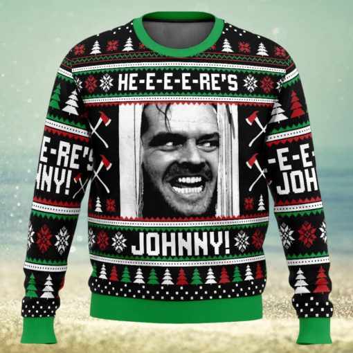 Here’s Johnny The Shining Ugly Christmas Sweater