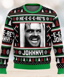 Here’s Johnny The Shining Ugly Christmas Sweater