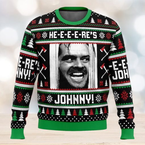 Here’s Johnny The Shining Ugly Christmas Sweater