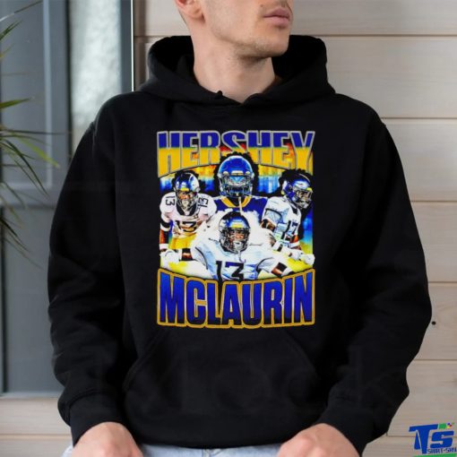 Hershey McLaurin West Virginia Mountaineers football vintage shirt