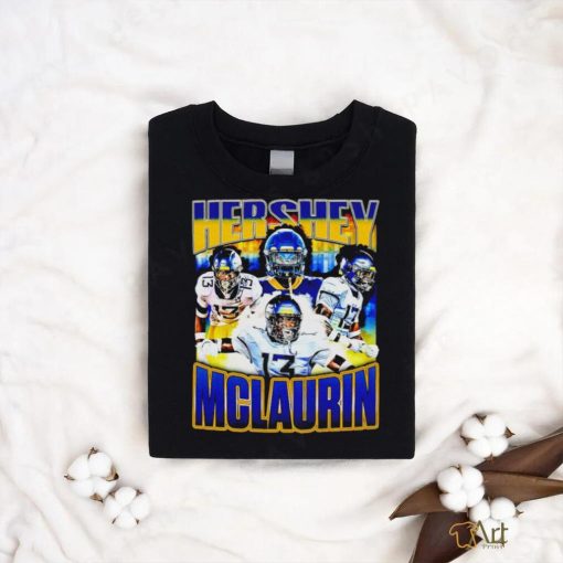 Hershey McLaurin West Virginia Mountaineers football vintage shirt