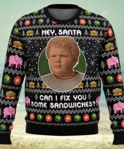 Hey Santa Can I Fix You Some Sandwiches Bad Santa Ugly Christmas Sweater