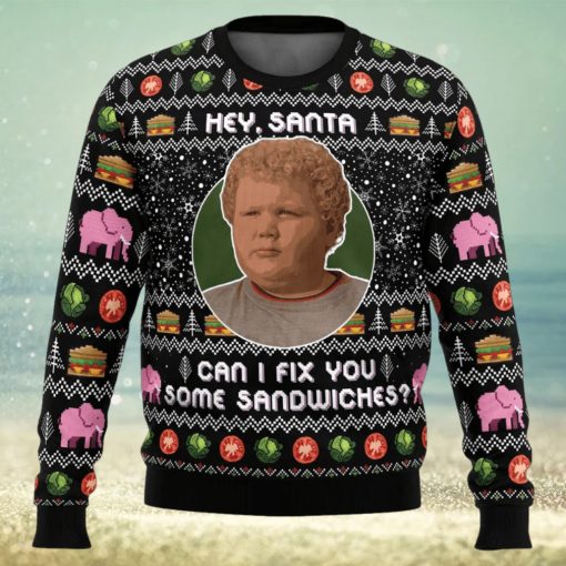 Hey Santa Can I Fix You Some Sandwiches Bad Santa Ugly Christmas Sweater