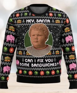 Hey Santa Can I Fix You Some Sandwiches Bad Santa Ugly Christmas Sweater