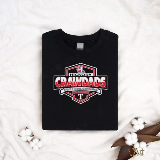 Hickory Crawdads affiliate of the world series Champions Texas Rangers shirt