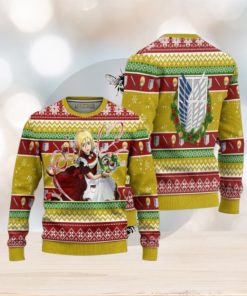 Historia Reiss Attack on Titan Anime Ugly Christmas Sweater Xmas Gift