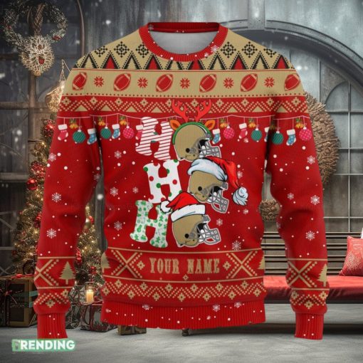 Ho Ho Ho Custom Name San Francisco Christmas 3D Sweater