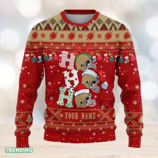 Ho Ho Ho Custom Name San Francisco Christmas 3D Sweater