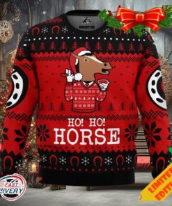 Ho Ho Horse Bojack Horseman Ugly Christmas Sweater