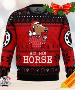 Ho Ho Horse Bojack Horseman Ugly Christmas Sweater