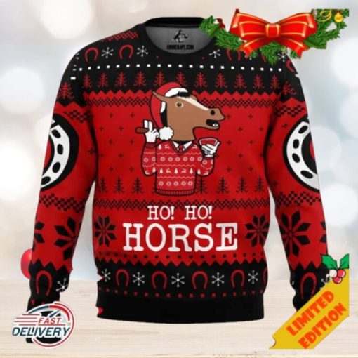 Ho! Ho! Horse Bojack Horseman Ugly Christmas Sweater