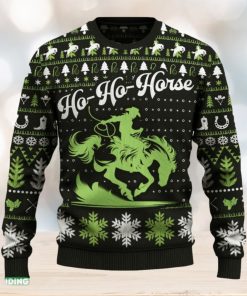 Ho Ho Horse Saddle Bronc Riding Sweater Decorate Gift Fans For Men And Women Holidays Christmas