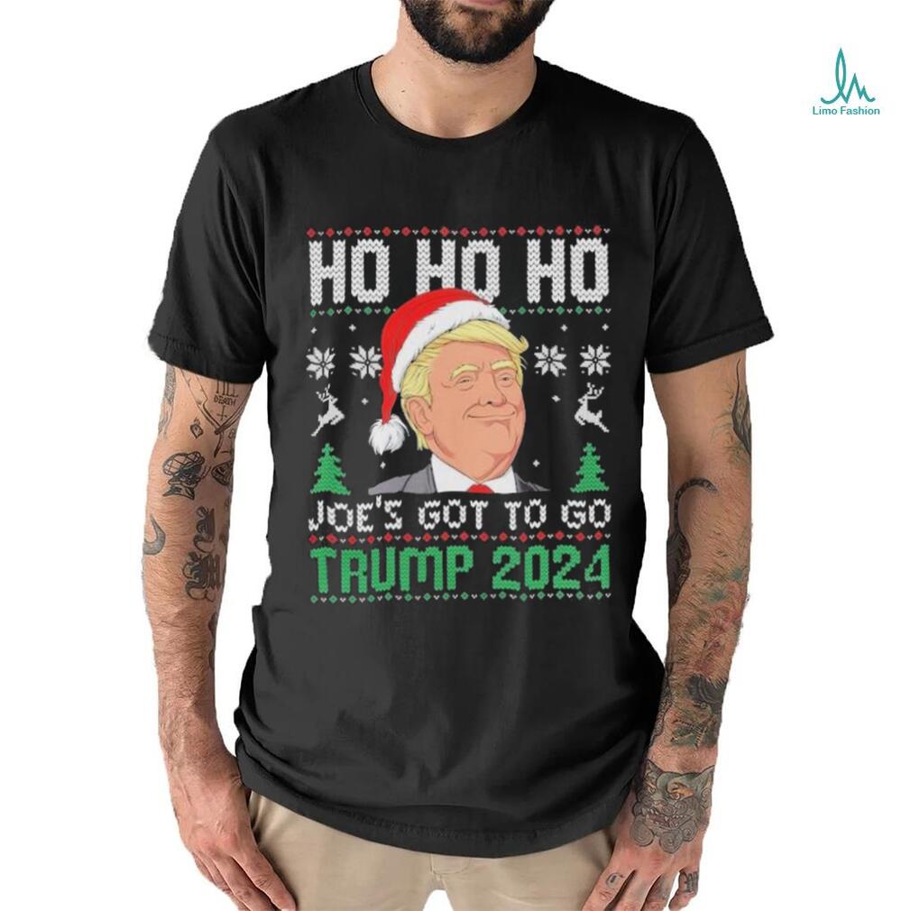Ho ho ho Joe’s got to go Trump 2024 Ugly Merry Christmas shirt Ho ho ho Joe’s got to go Trump 2024 Ugly Merry Christmas shirt
