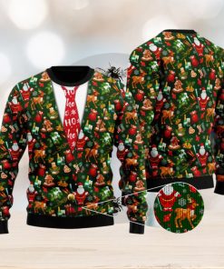 HoHoHo Santa Claus Christmas Night Ugly Sweater