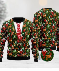 HoHoHo Santa Claus Christmas Night Ugly Sweater