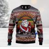 Husqvarna Logo Wearing Santa Hat Christmas Gift Ugly Christmas Sweater Christmas Gift Ideas