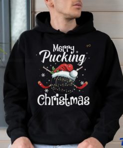 Hockey Puck & Santa Hat Shirt