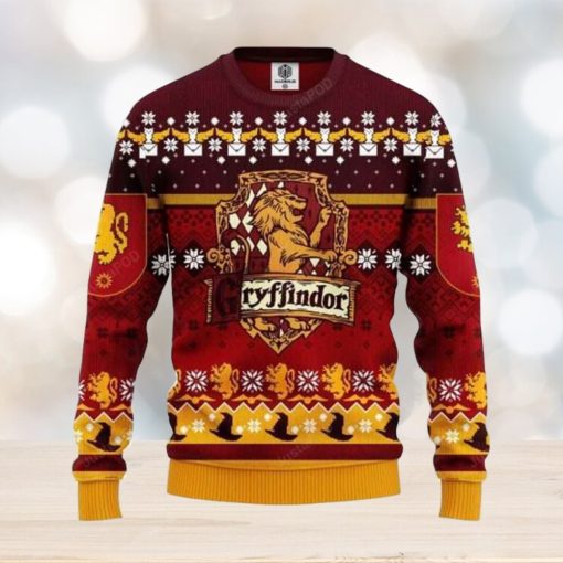 Hogwarts Gryffindor Xmas Harry Potter Ugly Christmas Sweaters