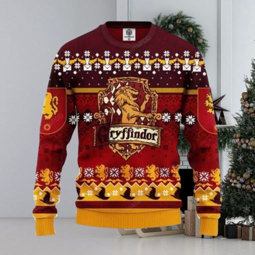 Hogwarts Gryffindor Xmas Harry Potter Ugly Christmas Sweaters