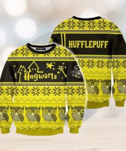 Hogwarts Hufflepuff Owl Harry Potter Ugly Christmas Sweaters