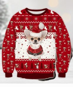 Holiday Chihuahua Ugly Christmas Sweater