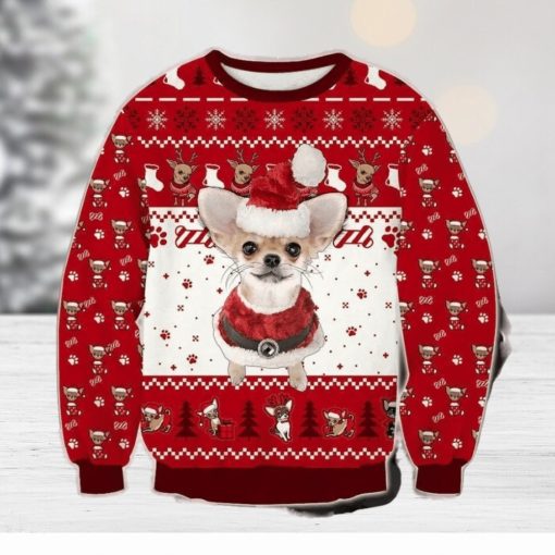 Holiday Chihuahua Ugly Christmas Sweater