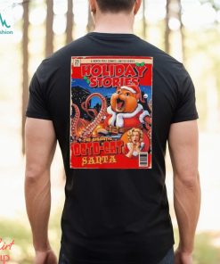 Holiday Stories The Gigantic Octo Cat Santa Christmas T Shirt