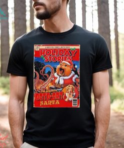 Holiday Stories The Gigantic Octo Cat Santa Christmas T Shirt