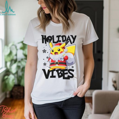 Holiday Vibes Quotes Matching Pajamas T Shirt