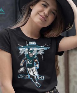 Homage Jason Kelce Charcoal Philadelphia Eagles NFL Blitz Player Tri Blend T Shirt
