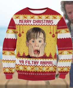 Home Alone Ya Filthy Animal Ugly Christmas Sweater