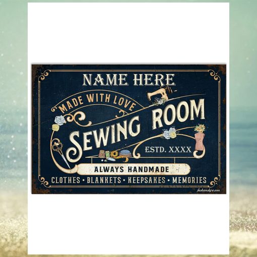 Home Decor For Sewing Lovers Horizontal Poster